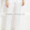 2016 White Pant For Elegant Women Wide-Leg Linen Pants