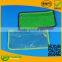 green pvc plastic bag with zipper