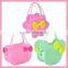 Hot Sale Colorful Plastic Apple Shape PVC Coin Bag/Candy Jelly Bag/Girls Money Bag