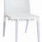 Modern Design Food Court Tea Party Stacking Armless Plastic Chair