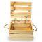 OEM&ODM wooden wine bottle crates small wine crates wooden wine crates