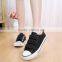 2016 Newest Comfortable Buckle Strap Canvas Shoes Ladies Flat Factory Shoes                        
                                                Quality Choice