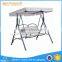 Outdoor two seater patio swing chair stand