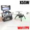 New Arrival Syma X5SW FPV wifi drone with HD Camera RC Quadcopter aerial photography helicopter