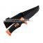 Fixed Blade Outdoor Survival Knife with Black Coated Blade and nice plasctic handle