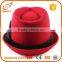 Winter style felt fedora hats cheap women red wool hat fedora for sale                        
                                                                                Supplier's Choice