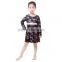 New Style Black And Pink Lace Dress With Long Sleeve Girl Summer Dress Summer Baby Girl fashion Dress