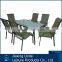 5 Piece Santorini Garden and Patio Furniture Set - 100% Aluminium Frame - Tab