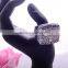 >>>2016 3D Fashion European Style Men Alloy Silver Plated Rhinestone Exaggerated Vintage Sculpture Rings/