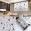 Frosted Cover Glass Window Black Floral Flower Sticker Film Office