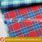 wholesale customized plaid yarn dyed woven fabric for mens shirts
