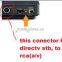 high speed 1m/2m S-video mini din 10pin to 3rca cable