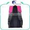 Pink girls polyester oem laptop/computer backpack bag