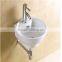 Contermporary Ceramic White Wall Hung Basin