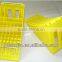 Rubber parts yellow plastic stopper Chinese plastic car used wheel chock