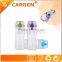 Cute printed flip lid clear kids drinking water bottle