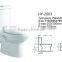 Ceramic Two-Piece Washdown Toilet/Closet/Bowl