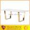 white marble polished rectangular polished marble dinning table