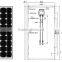 2016 most popular 150w solar panel solar pv module with TUV IEC CE ISO