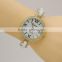 fashion geneva platinum women diamond chain link bracelet watch