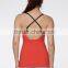 Wholesale Girl Sexy Workout Backless Strappy Yoga Tank Top