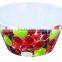mini plastic salad bowl with lid for children