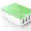 csa-4u portable multi usb charger , wall charger for any brands smarts cellphones and tablets CE FCC SAA ROHS