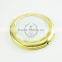 58mm setting size metal vintage gold round blank compact double side pocket mirror bezels tray with cabochon 1991007