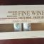 Flat 6 Bottle Pine Wooden Wine Box with Sliding Lid