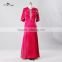 J--0085 sexy evening gown long dress 3/4 sleeve cocktai dinner evening dress handmade beading party dress