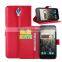 CHEAP COW SKIN TEXTURE Soft Wallet Stand PU Leather Case For Alcatel One Touch Idol 6030 OT6030/Idol X 6040/Idol S OT6034R