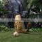 Garden decoration furry animal resin life size animals monkey gorilla chimp