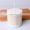 Sterile alcohol medical use cotton swabs with paper stick