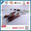 2016 beautiful design sample 3 pcs outdoor BBQ tool set with red handle