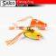 SGWF-32 artifical plastic floating soft frog resin skirts, 50mm/10g, VMC hook