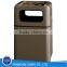 Fiberglass Waste Receptacle finished with gel coat surface