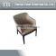 Antique solid wood and leather dinning chair