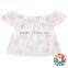 Baby Girls Summer Fresh Patterns Plain Top Outfits Short Sleeve Children Clothes