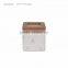 Square Concrete and Wood/Bamboo pen holder for office use