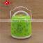0.8L Mini Green Lunch Box Plastic / Insulated lunch box for food/soup for Family