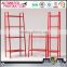 Factory price red color light duty metal display rack