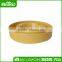 4" Double wall solid color yellow round custom wholesale ashtray for hotel