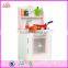 2017 new products purple small wooden toddler play kitchen for sale W10C264