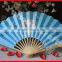 Chinese gift & craft fan made of nature bamboo