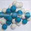 100% Wool Handmade Nursery Pom Pom Felt Balls Decoration Craft Kids Beads Supplies 2 cm
