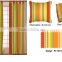 Brown Multi Striped Cotton Curtains