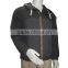 zipper through nylon short plain flight men bomber hood jacket