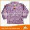 Custom High Quality Satin Bomber Outdoor Winter Kid Jacket for Girls