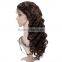 10 -24 inch 4# Body Wave Virgin Brazilian Hair Half Lace Front Wig