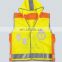 Yellow Children Safety Vest with Heating Transfer Printing
